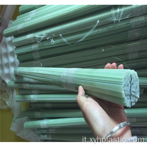 Striscia piatta in fibra di vetro epossidica FR4 di colore verde chiaro